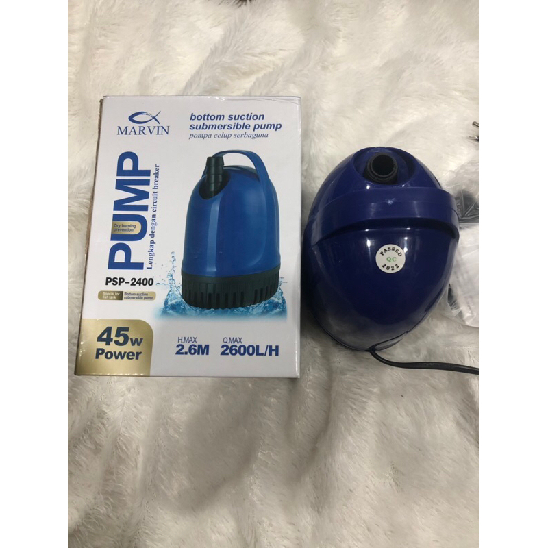 Pompa Celup Aquarium Kolam Ikan Hidroponik MARVIN PSP 2400