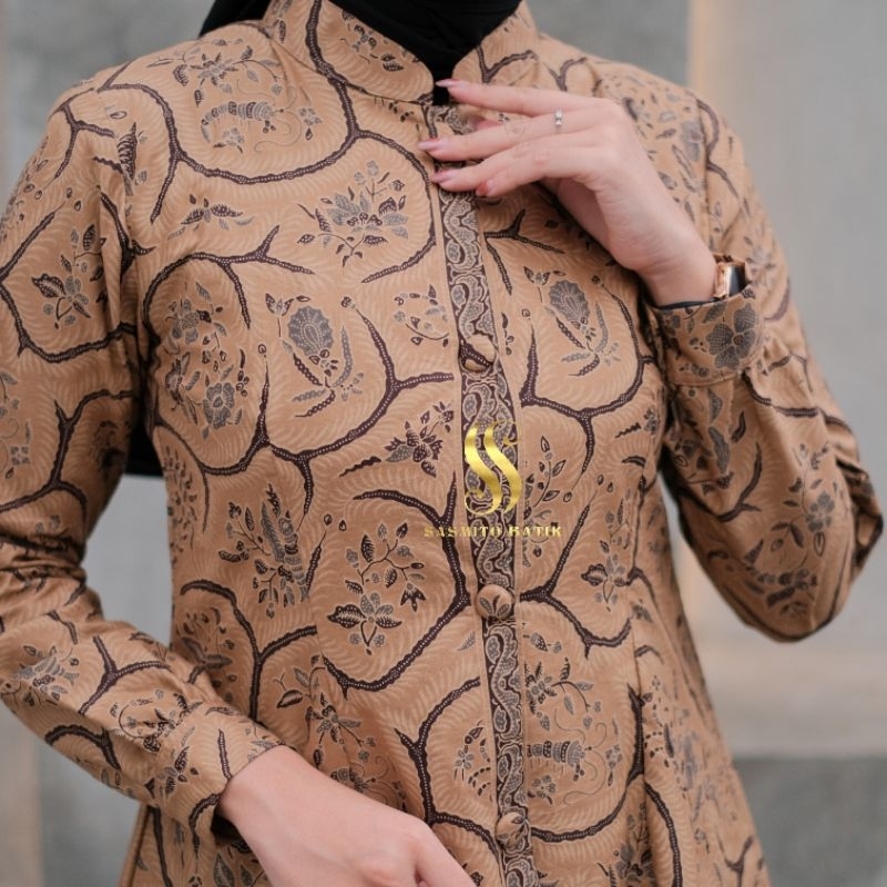 ADEBA - SETELAN BATIK PNS TUNIK GURU