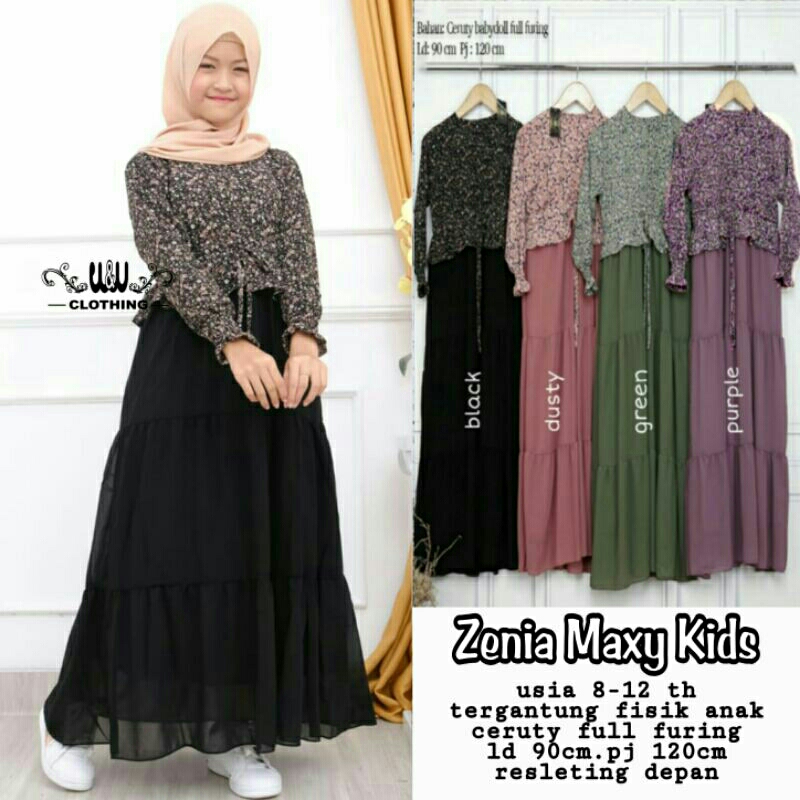 Zenia maxy kids fix 8-12th Mat.ceruty full furing