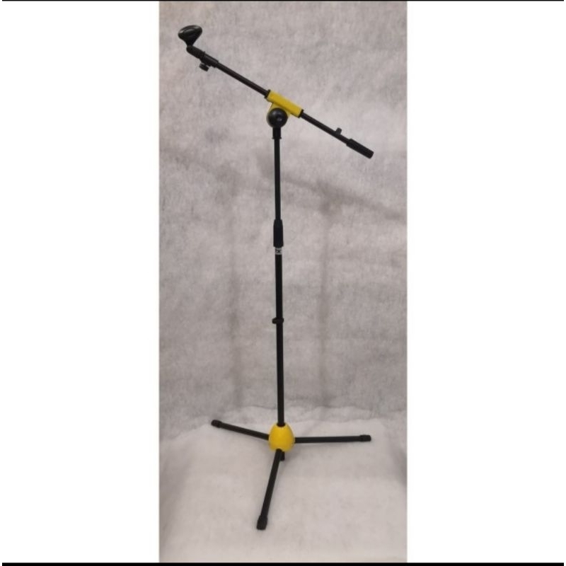 SM106 stand mic stx full besi kuning 860 tripod mic kaki mic panjang tiang mic tihang