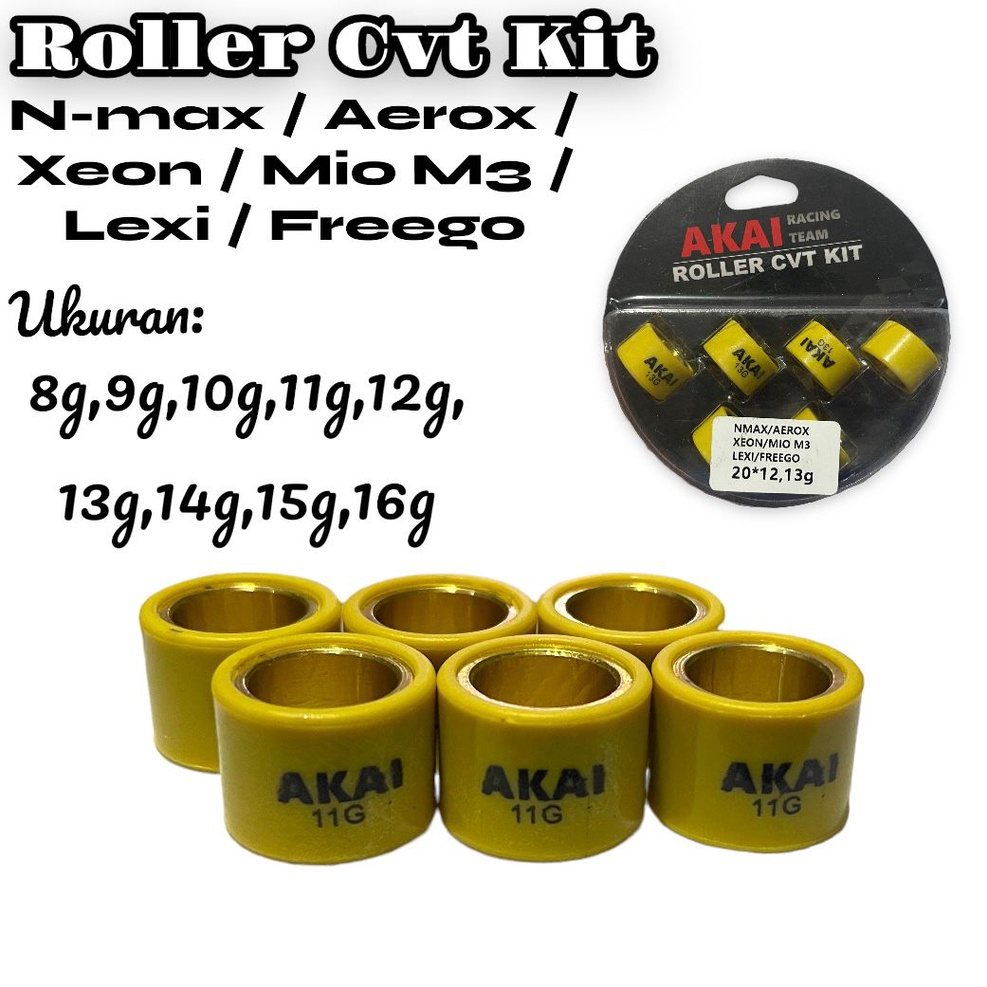 ( AKAI )roller nmax new aerox lexy xeon mio m3 roller vario 125/150/160 pcx adv roller beat deluxe new