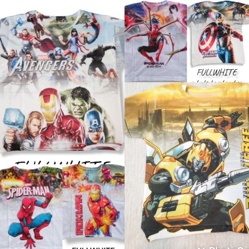 BAJU SUPERHERO / KAOS SUPERHERO / BAJU SPIDERMAN / KAOS SPIDERMAN / BAJU AVENGERS / KAOS AVENGERS