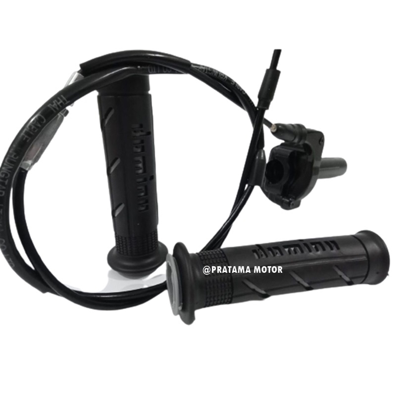 Gas Spontan YZ Plus Grip Domino Garis Warna Universal Jupiter Z Mx Supra Vega Satria Dll