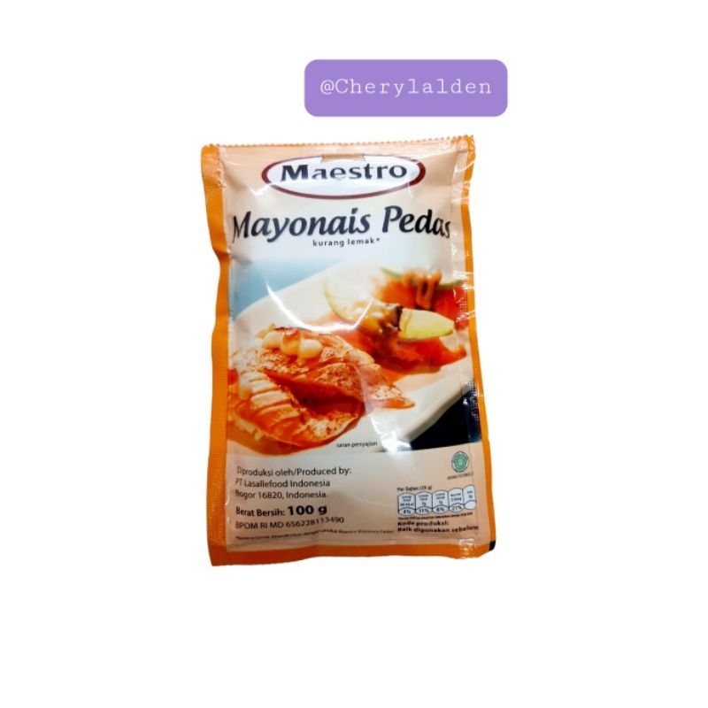 

❤️Chery❤️ Maestro mayo pedas 100g