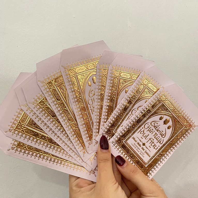 

Amplop Angpau Lebaran Motif Embos (Timbul)// Amplop Lebaran Foil