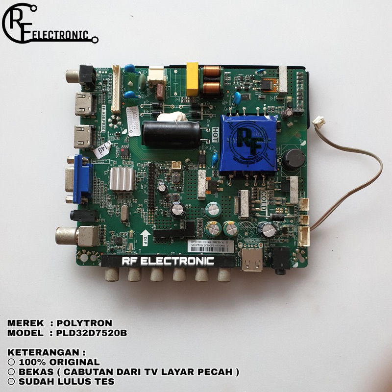 Mainboard TV LED POLYTRON PLD 32D7520 Mainboard TV POLYTRON PLD 32D7520 Mainboard POLYTRON PLD 32D75