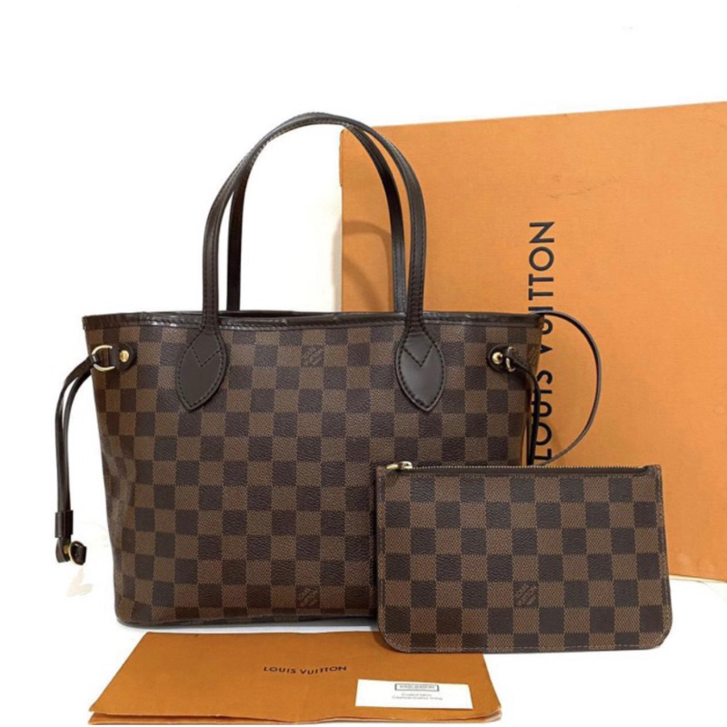 LV Neverfull PM Damier Ebene - Preloved