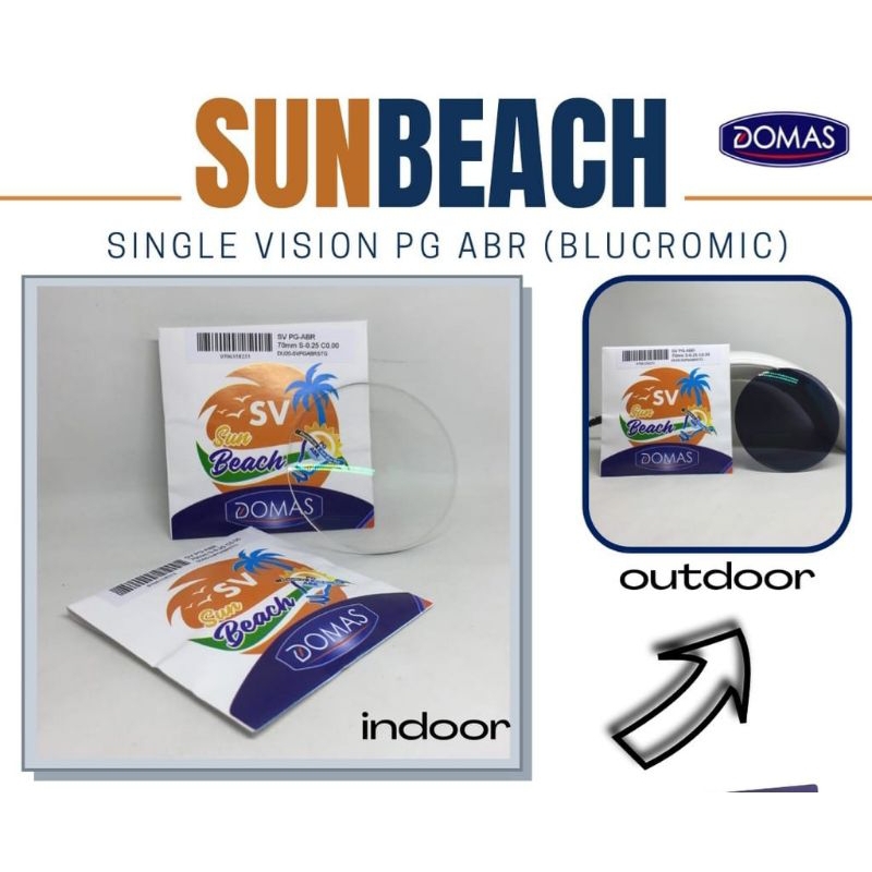 Lensa bluecromic Domas