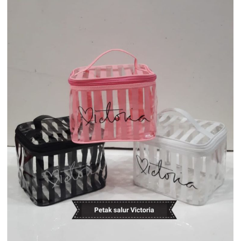 Pouch Kosmetik Petak Salur / Pouch Kosmetik Mika