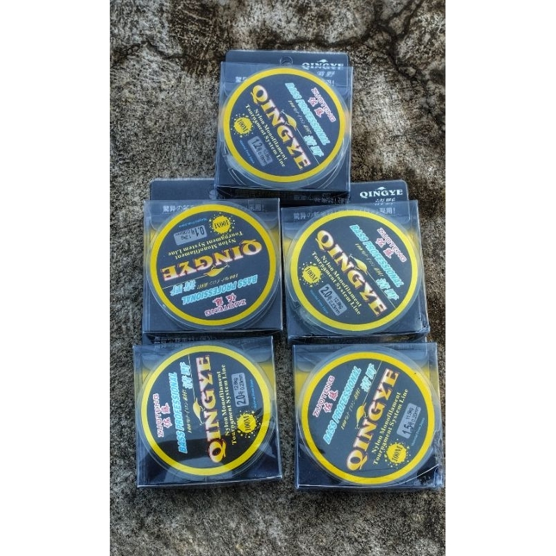 Senar Pancing Qingye Zuoteng Bass professional Mancing Micro fishing Nila tambak mujaer kuat tenggel