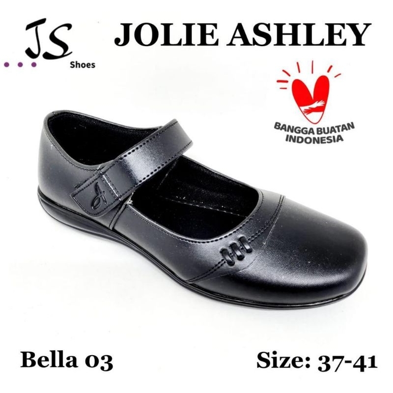 JOLIE ASHLEY BELLA 03 - SEPATU PANTOFEL PASKIBRA WANITA DEWASA MERK JOLIE ASHLEY ORIGINAL