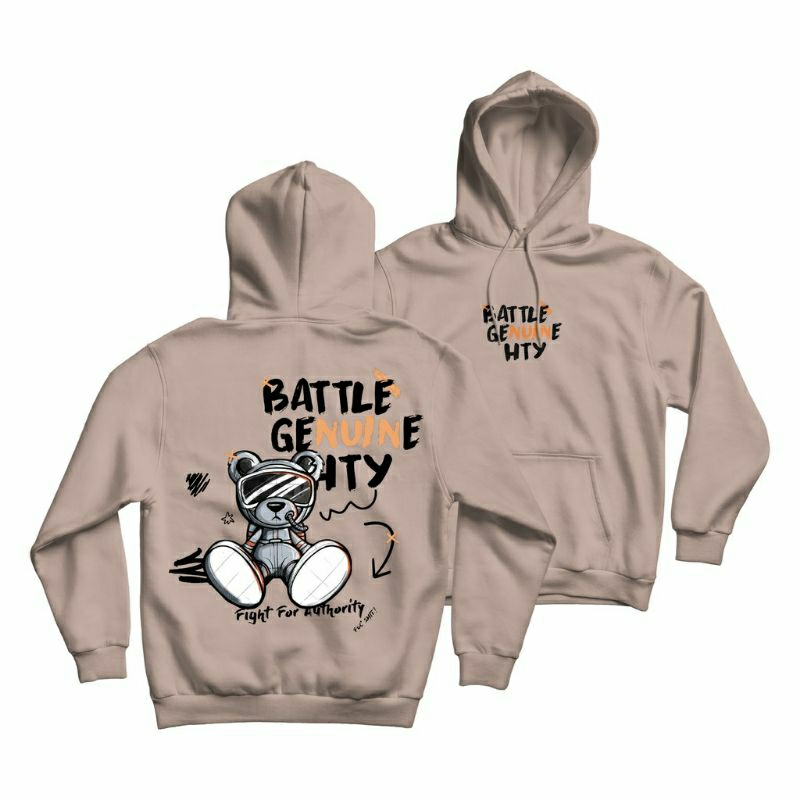 Hoodie jumper Battle genuine (pria &amp; wanita)
