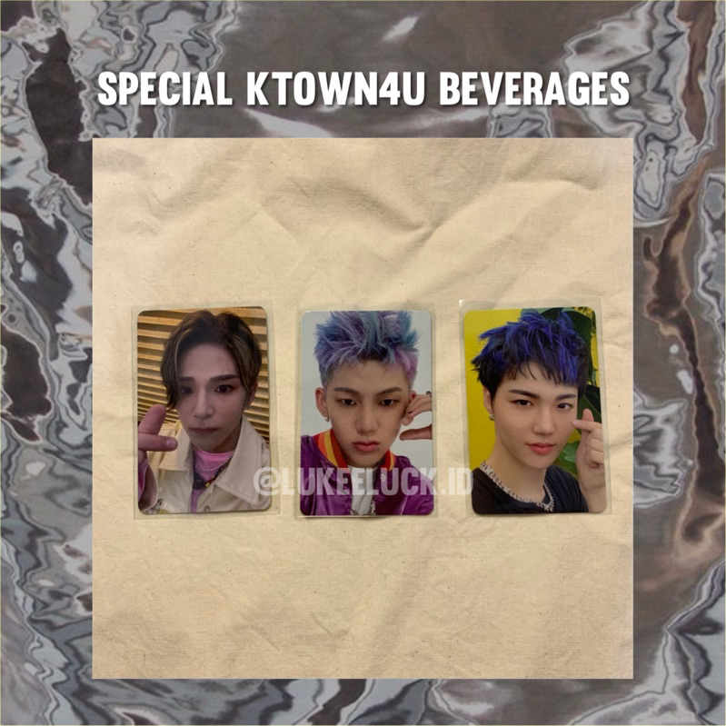 SPECIAL KTOWN4U BEVERAGES PHOTOCARD PC TREASURE