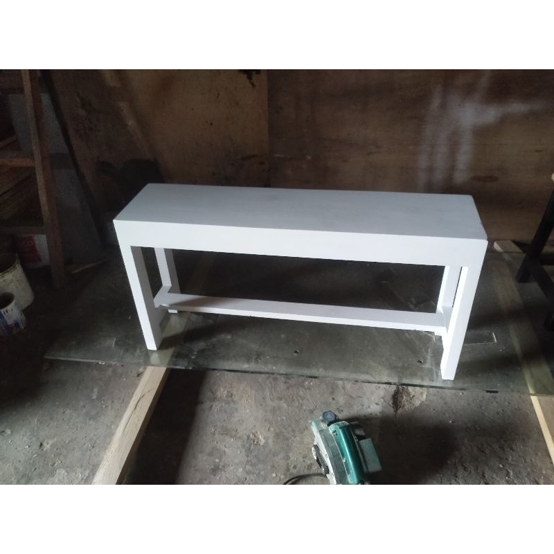 bangku panjang/kursi panjang minimalis kayu jati Belanda 120×30×45