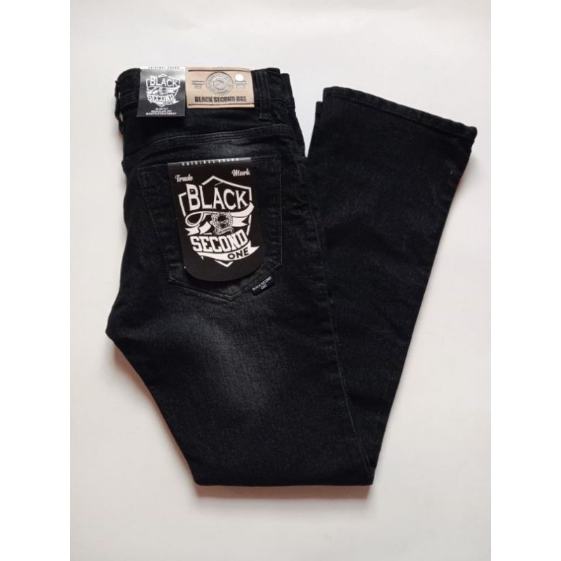 CELANA PRIA JEANS CUTBRAY HITAM BLACKWASH TERBARU