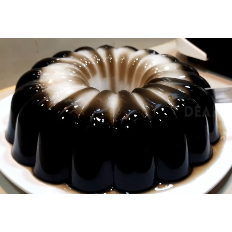 

puding cincau santan