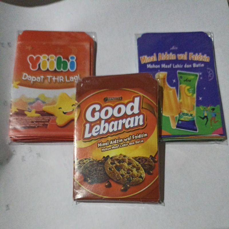

AMPLOP LEBARAN SNACK ISI 10
