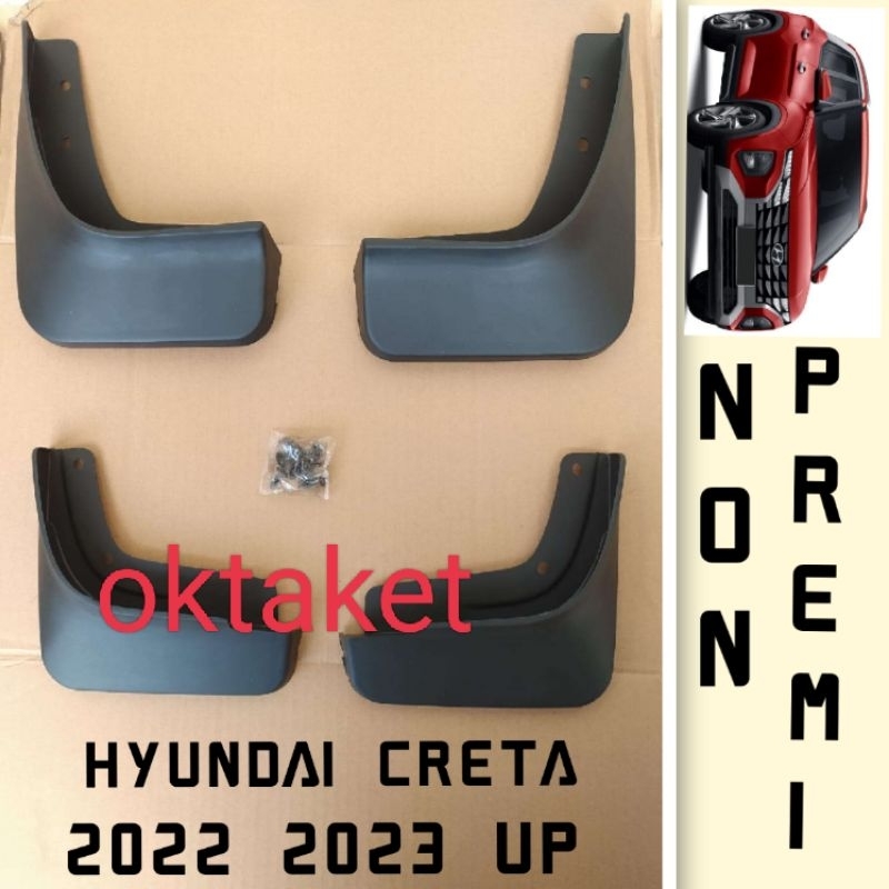 mudguard karpet Lumpur Hyundai Creta 2022 2023 Premi &amp; Non Premi