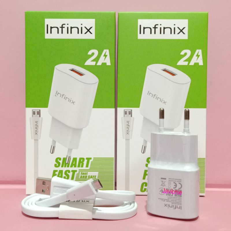 Charger Casan INFINIX HOT 8 9 10 10S 11 12i 20i PLAY Original MICRO USB 2A 10W 18W Fast Charging