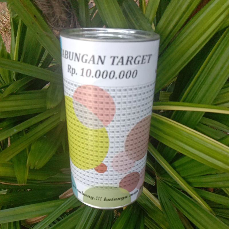 CELENGAN TARGET 10JUTA 10 K TABUNGAN CELENGNA PERMANEN CELENGAN POOLKADOT