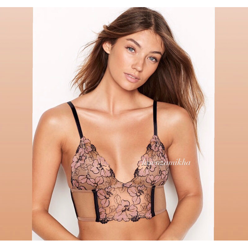 Victoria’s Secret Unlined Bralette & Panty SET - size M dan L