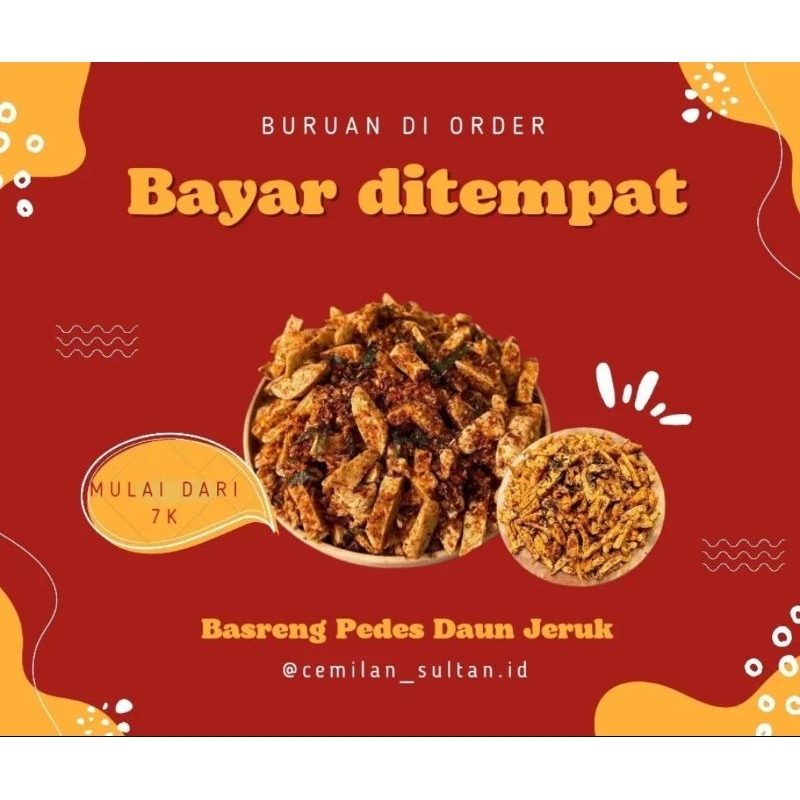 

Basreng 1kg basreng pedas daun jeruk makanan ringan cemilan