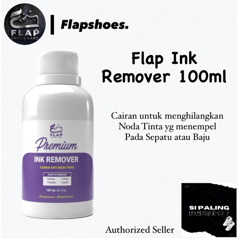 Flap Shoes Cairan Penghilang Noda Tinta pada Sepatu dan Baju