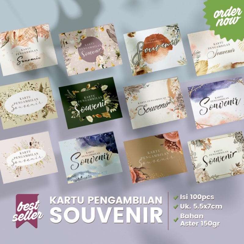 KPS | KARTU PENGAMBILAN SOVENIR | KARTU SOVENIR | SOVENIR