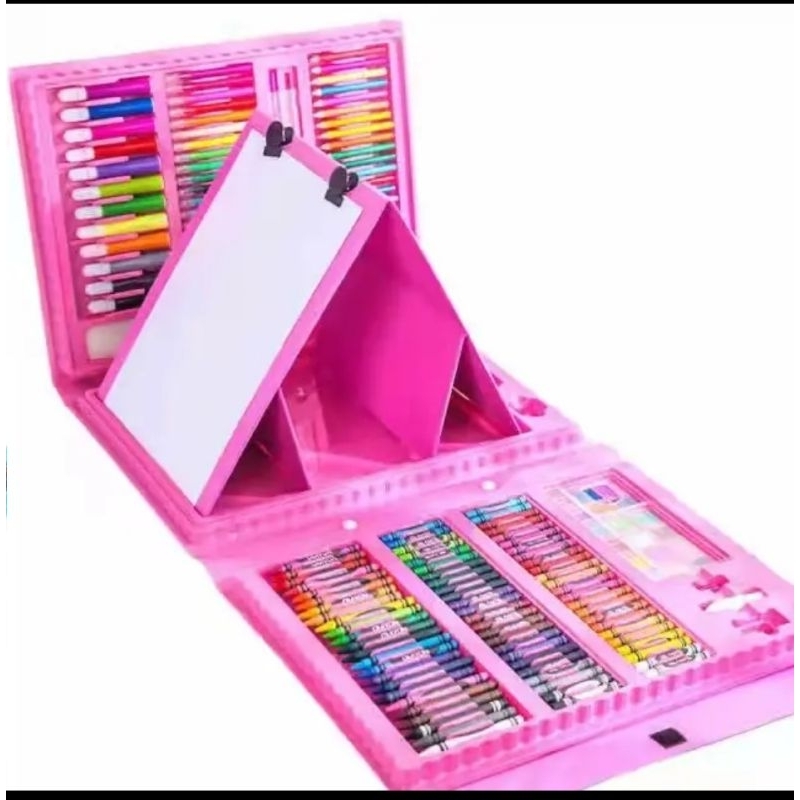 

Set Crayon isi 208 pcs Mewarna anak melukis anak