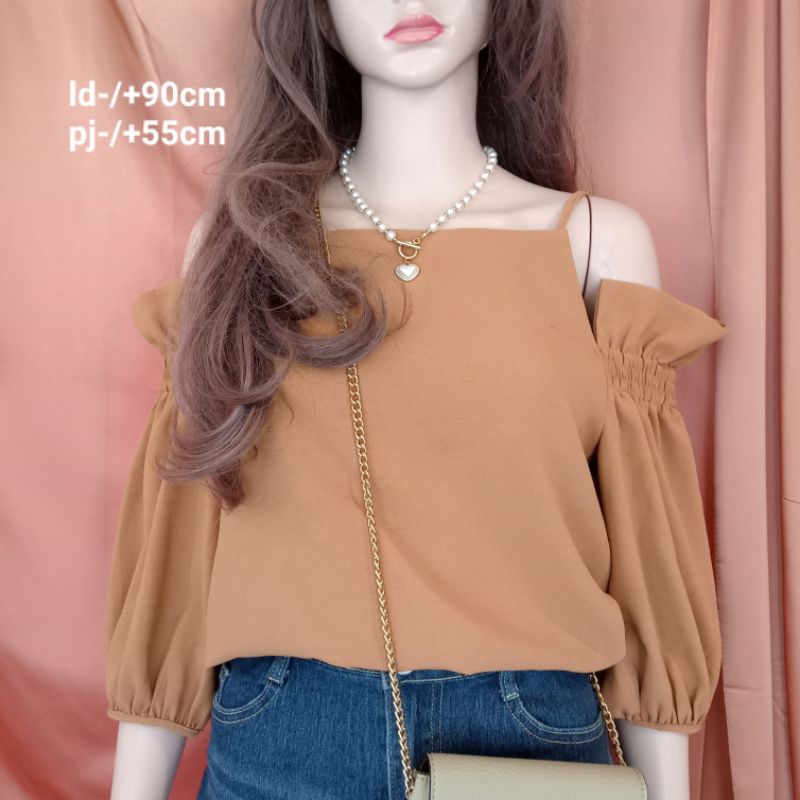 atasan wanita/blouse top wanita cewek model kekinian