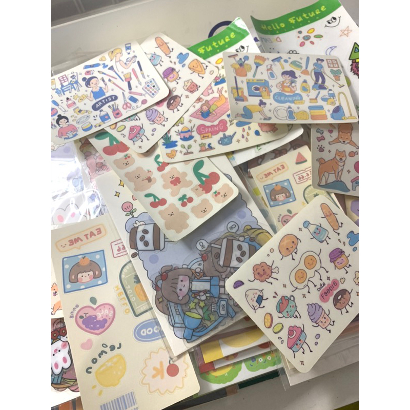 

STICKER PACKAGE RANDOM STICKER DECO JOURNAL KOREAN STICKER