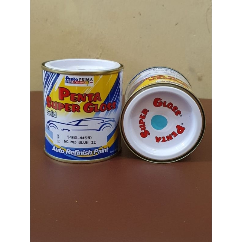 CAT PENTA SUPER GLOSS NC MD BLIE - BIRU MUDA -200 GRAM - DUCO OTOMOTIF