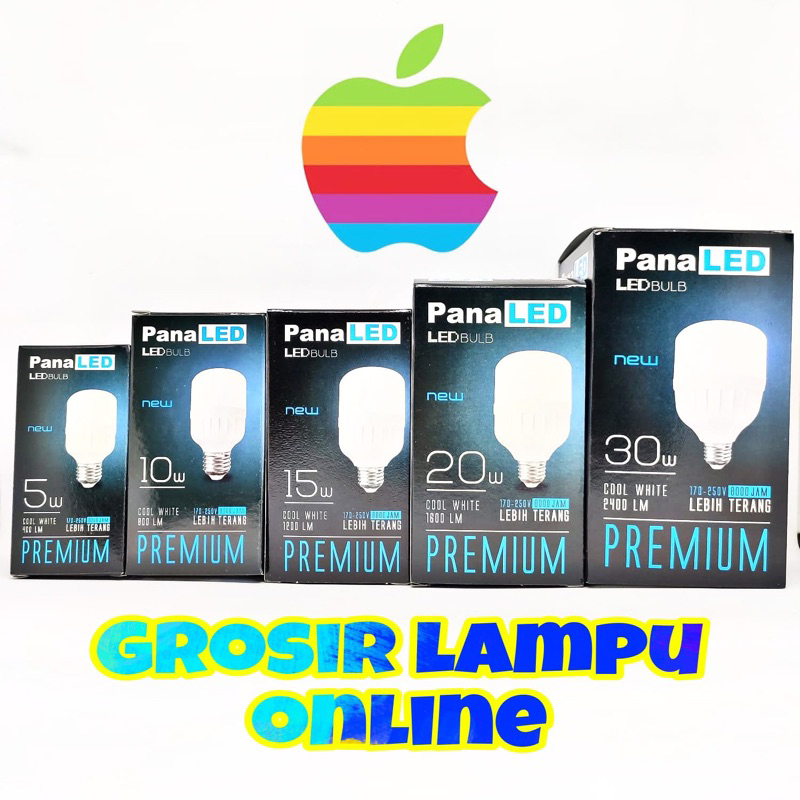 Lampu Panaled Premium 5w 10w 15w 20w 30w - Led Kapsul T Bulb Led Murah Platinum