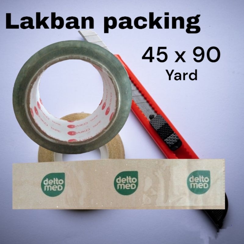 

Beli 12 bonus 1 pcs FULL TAPE LAKBAN PACKING 45 X 90 YARD FULL