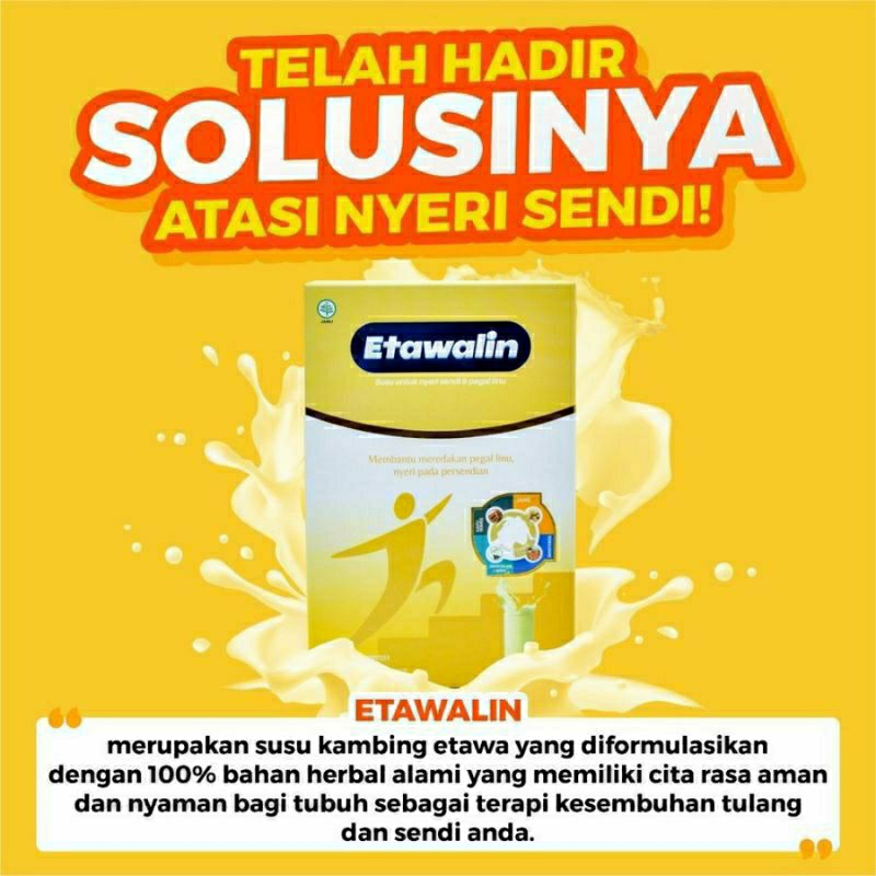 

Etawalin Asli - Susu Bubuk Kambing Etawa Untuk Atasi Nyeri Sendi isi 200gr