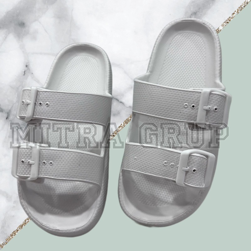 grosir roxy sandal jelly wanita sandal karet perempuan sandal gesper ban dua new DUAKAKI quality premium produk import