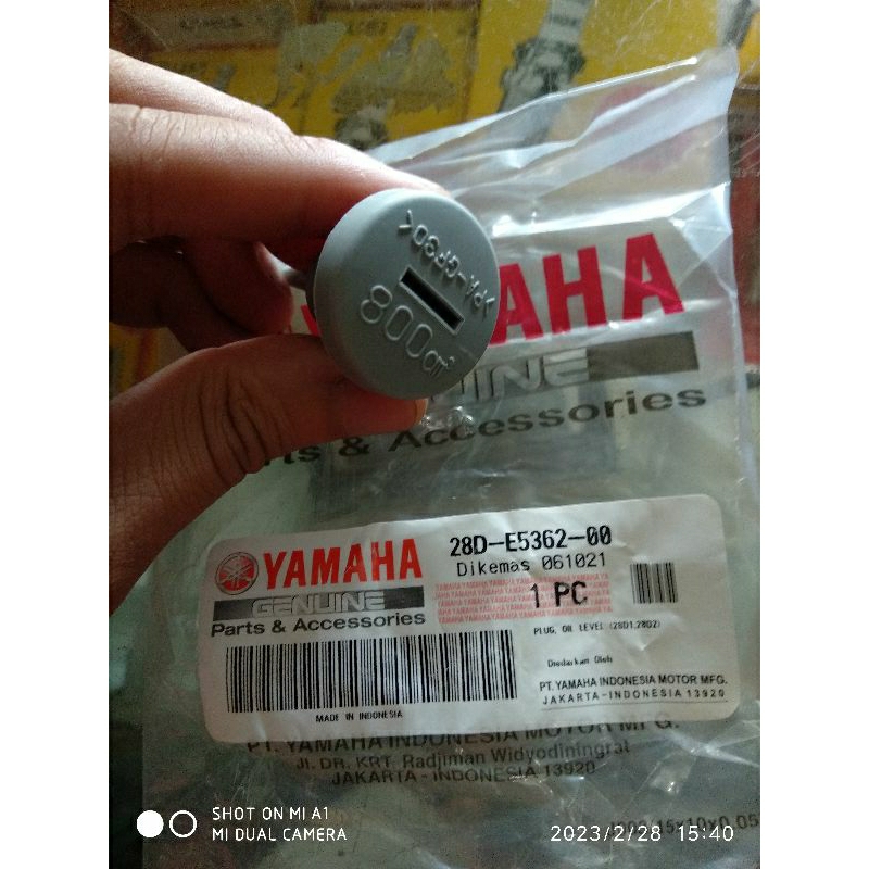 tutup oli mesin mio smile original yamaha