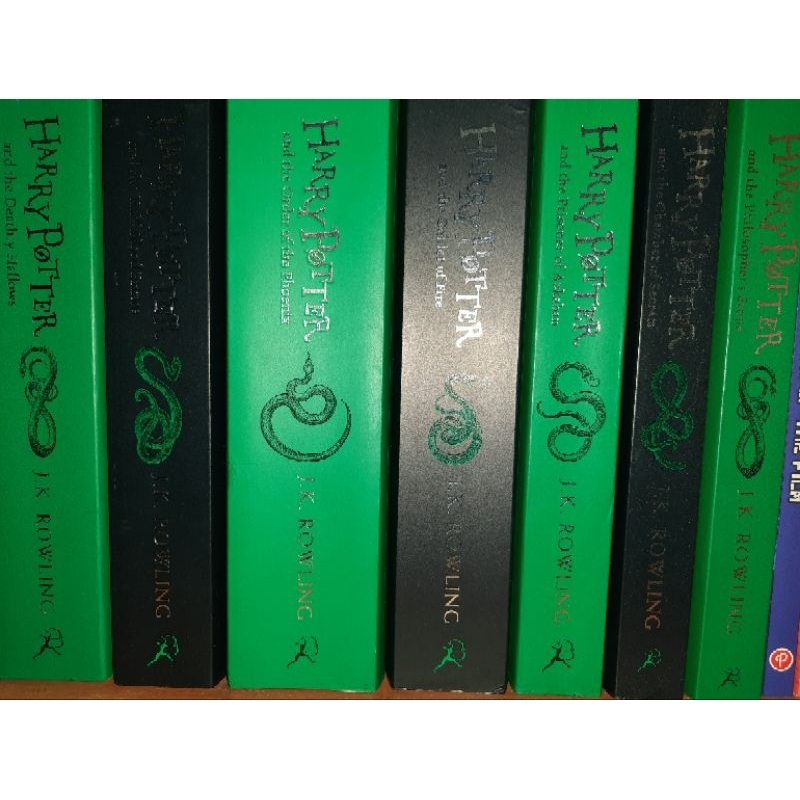 novel harry potter slytherin edition impor boxset