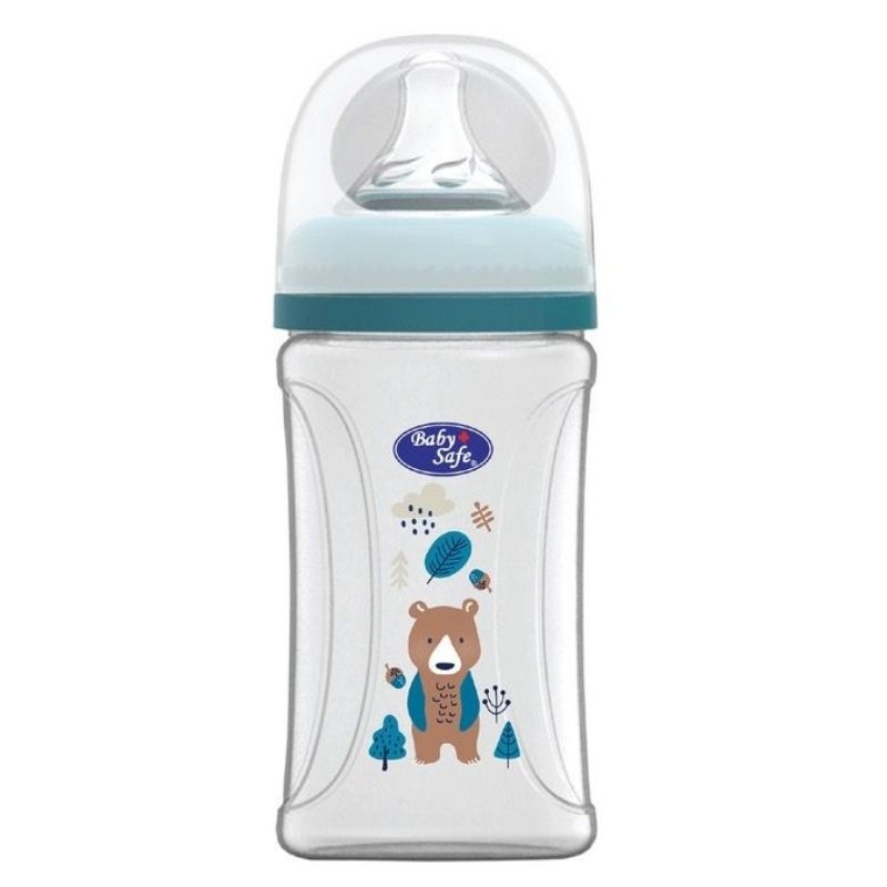 Baby safe wideneck bottle wn08 250ml - botol baby safe