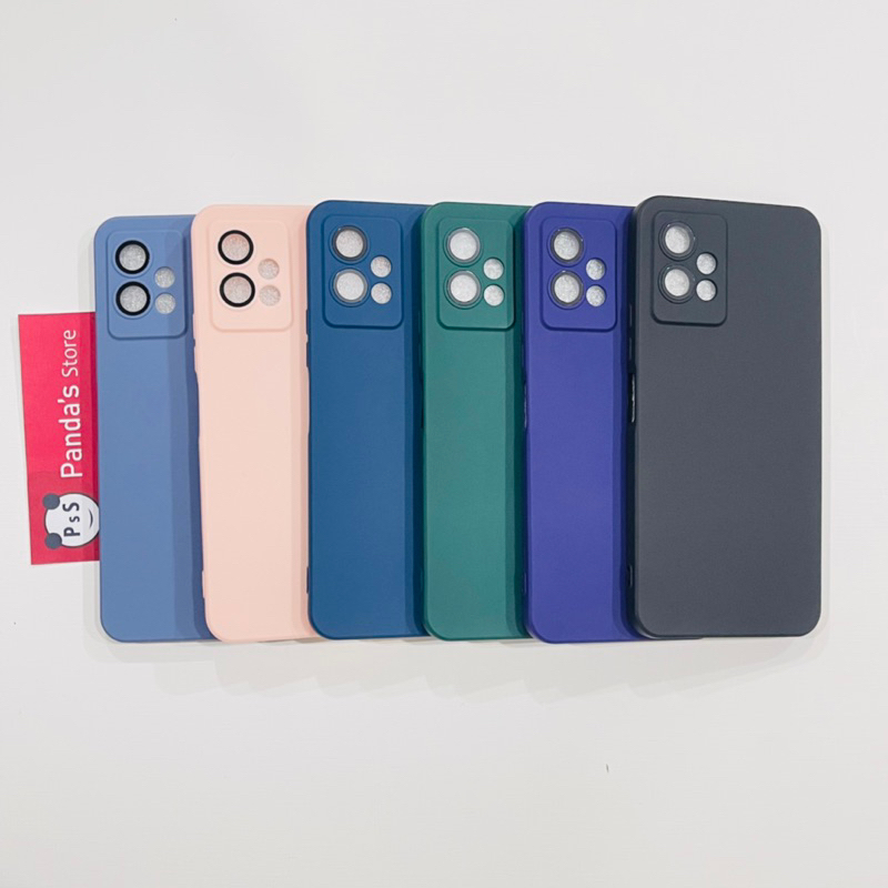 Case Vivo T1 5G / Y75 5G Lenspro Makaron Full Color Softcase Pro Lensa