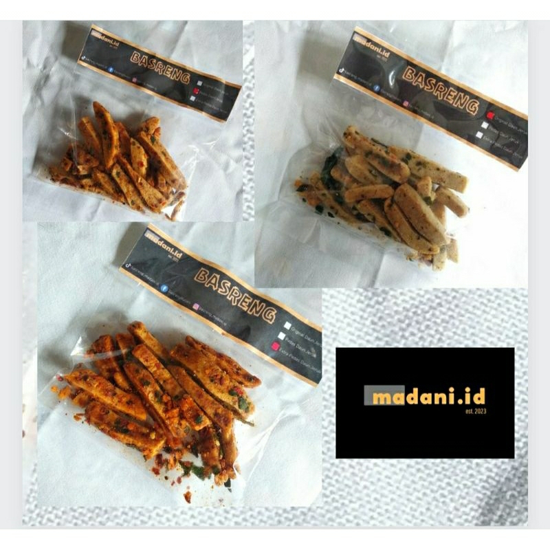 

BASRENG MADANI.ID - BASRENG PEDAS DAUN JERUK Mini 30gr