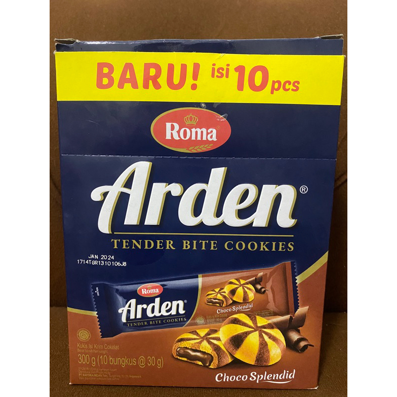 

Roma Arden 300g 1 box isi 10 bungkus @30g