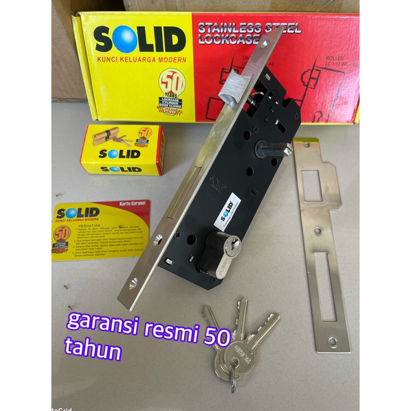 HRE 61.41 Set hre 61.41 SOLID Solid Sus 304 PROMO MURAH Kunci pintu model pisah bhn stanlis komplit kunci pintu solid kunci kunci