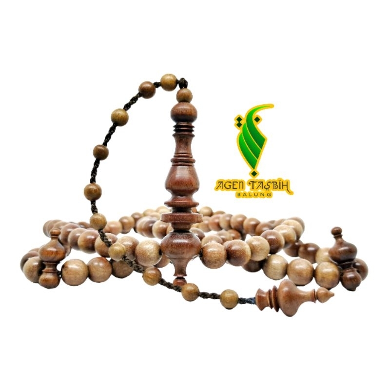 Tasbih Kayu Setigi Laut size 10mm asli