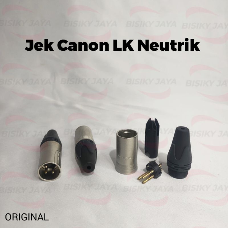 Jack Canon XLR Male Neutrik Original / Jek Canon XLR Male Neutrik Original