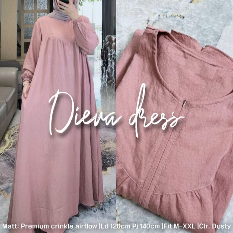 DIEVA DRES WANITA JUMBO LD 120 CM TERBARU