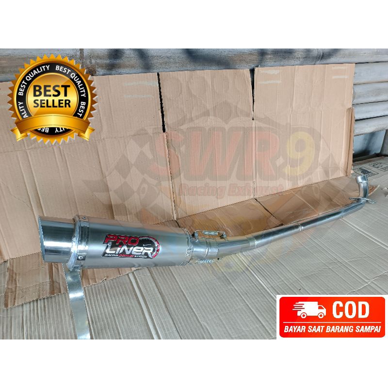 Knalpot Racing Pro Liner Jupiter, Jupiter Z, Vega ZR, Vega R, Supra lama, Supra fit, Supra X 125, Ka