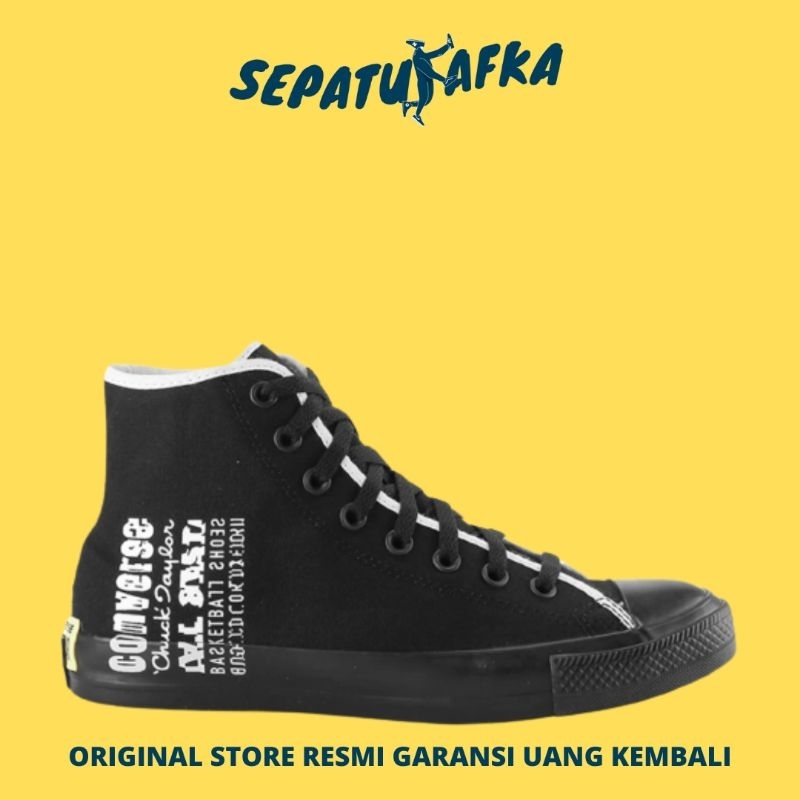 Jual Converse Chuck Taylor All Star Archival Logos Black White Sepatu