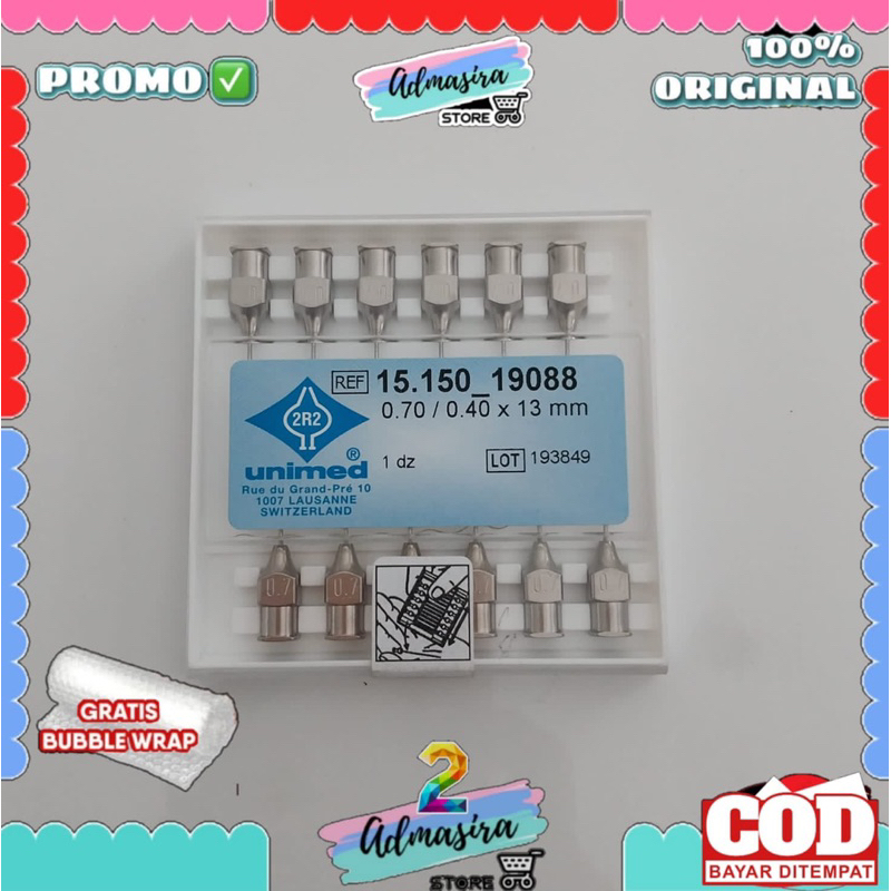 JARUM SOCOREX 0.7 0.9 Unimed jarum suntik otomatis vaksinasi unggas