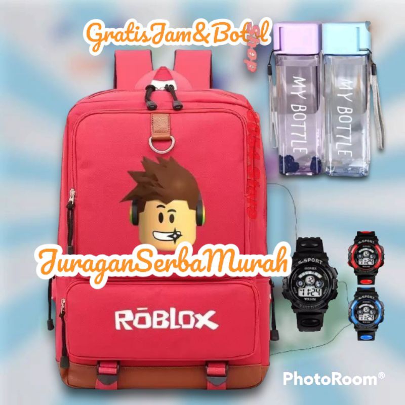 Tas Ransel Sekolah Anak Laki Laki Karakter ROBLOX Dan Superhero Murah